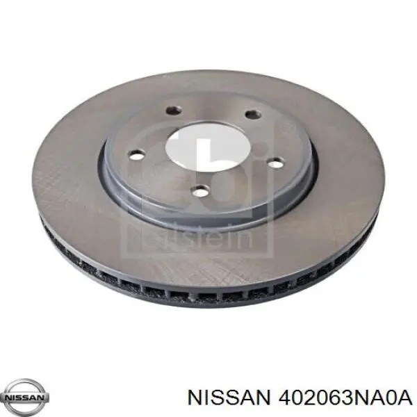 402063NA0A Nissan передние тормозные диски