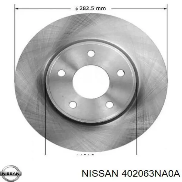 Тормоз дисковый передний Nissan/Infiniti 402063NA0A цена, от 19.00 USD