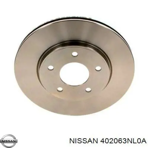 Передние тормозные диски 402063NL0A Nissan/Infiniti