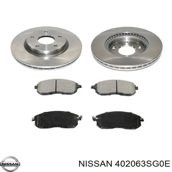 Тормоз дисковый передний Nissan/Infiniti 402063SG0E цена, от 57.00 USD