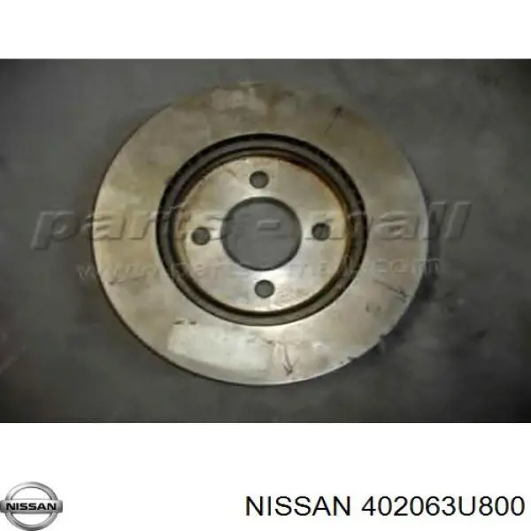 Передние тормозные диски 402063U800 Nissan