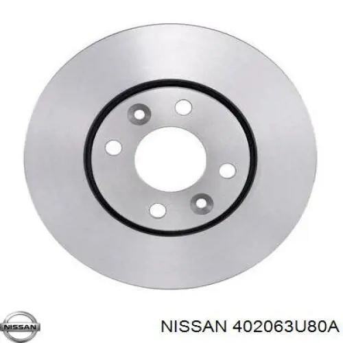 Передние тормозные диски 402063U80A Nissan