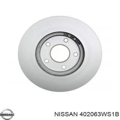 Передний тормозной диск Nissan/Infiniti 402061JR1A