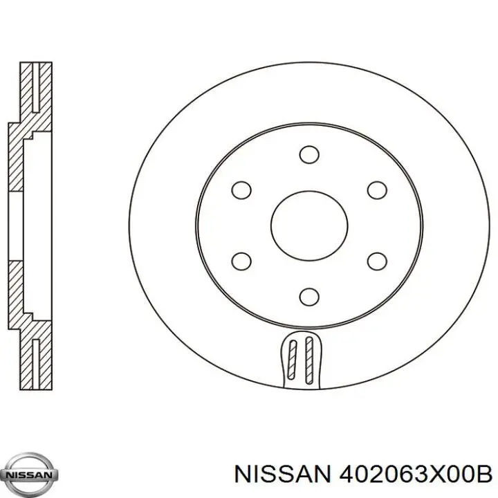 Купить 402063X00B Nissan/Infiniti Ротор тормозной