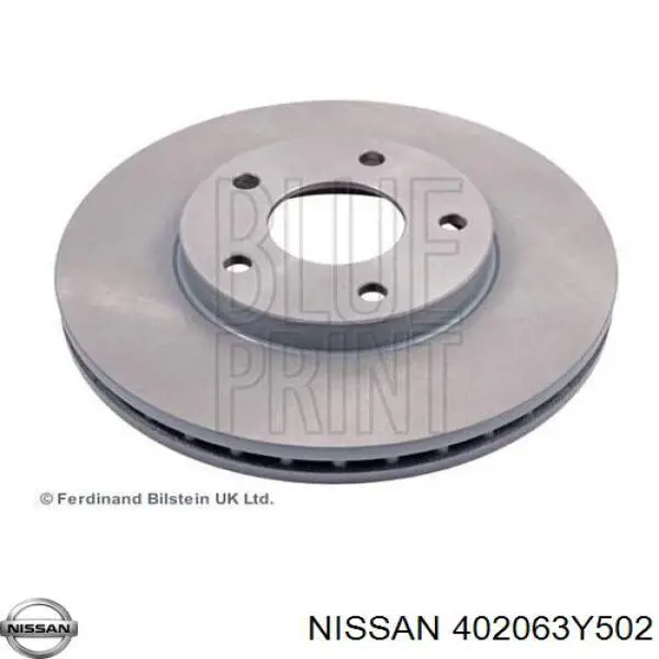 Диск то��мозной передний Nissan 402063Y502