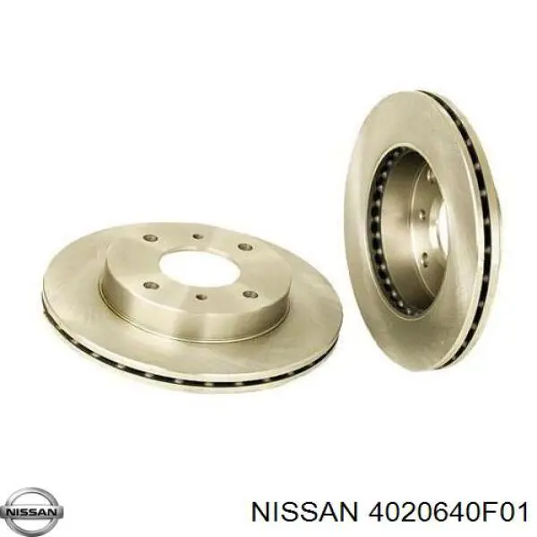 Передние тормозные диски 4020640F01 Nissan