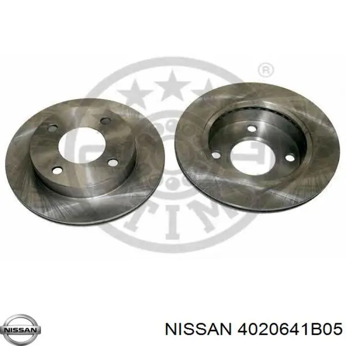 Передние тормозные диски 4020617B05 Nissan