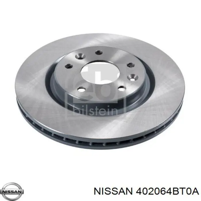 402064BT0A Nissan disco do freio dianteiro