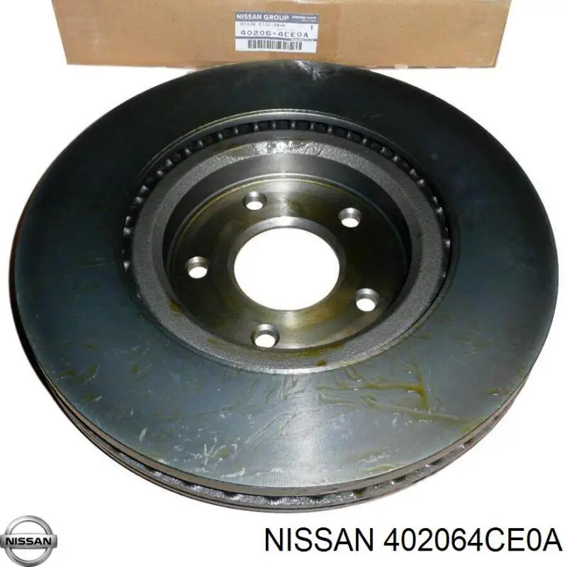 Передние тормозные диски 402064CE0A Nissan