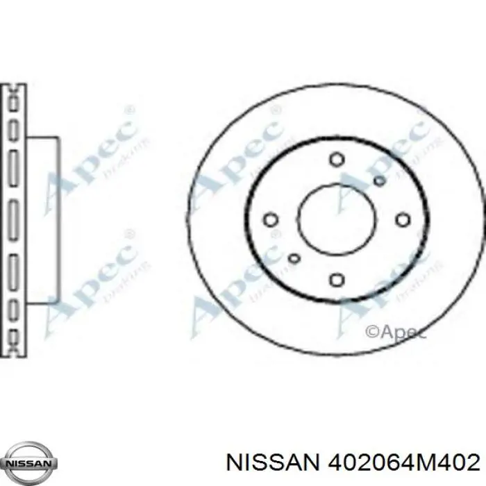 Купить 402064M402 Nissan/Infiniti Ротор тормозной