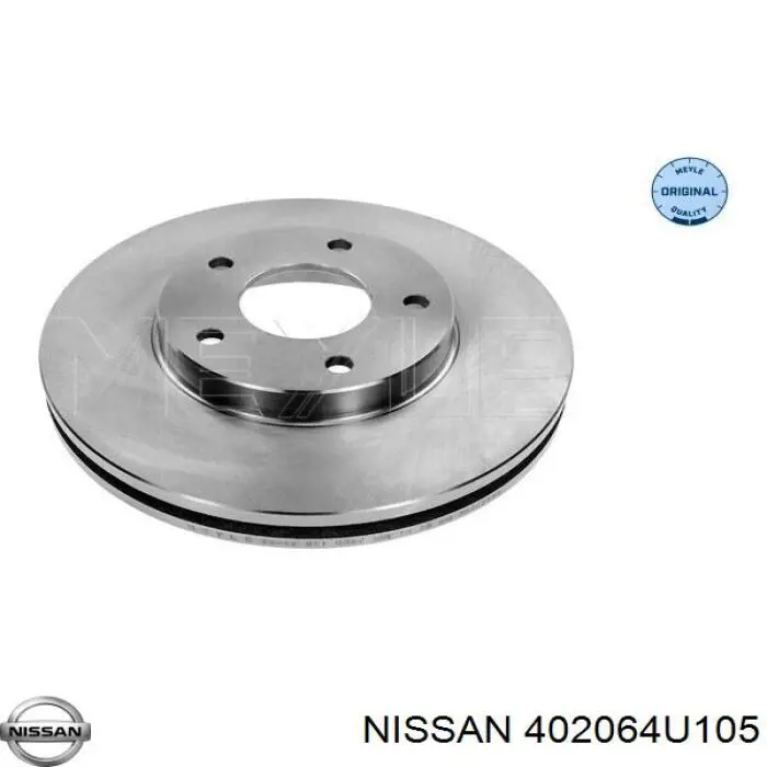 402064U105 Nissan тормозные диски