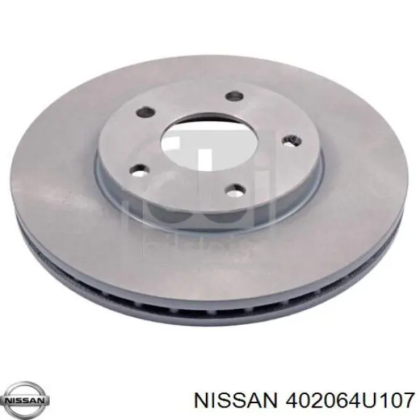 402064U107 Nissan disco do freio dianteiro