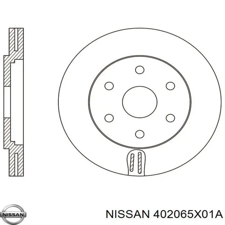 Купить 402065X01A Nissan/Infiniti Ротор тормозной