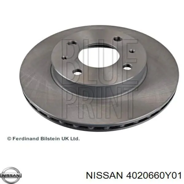 4020660Y01 Nissan диск тормозной передний