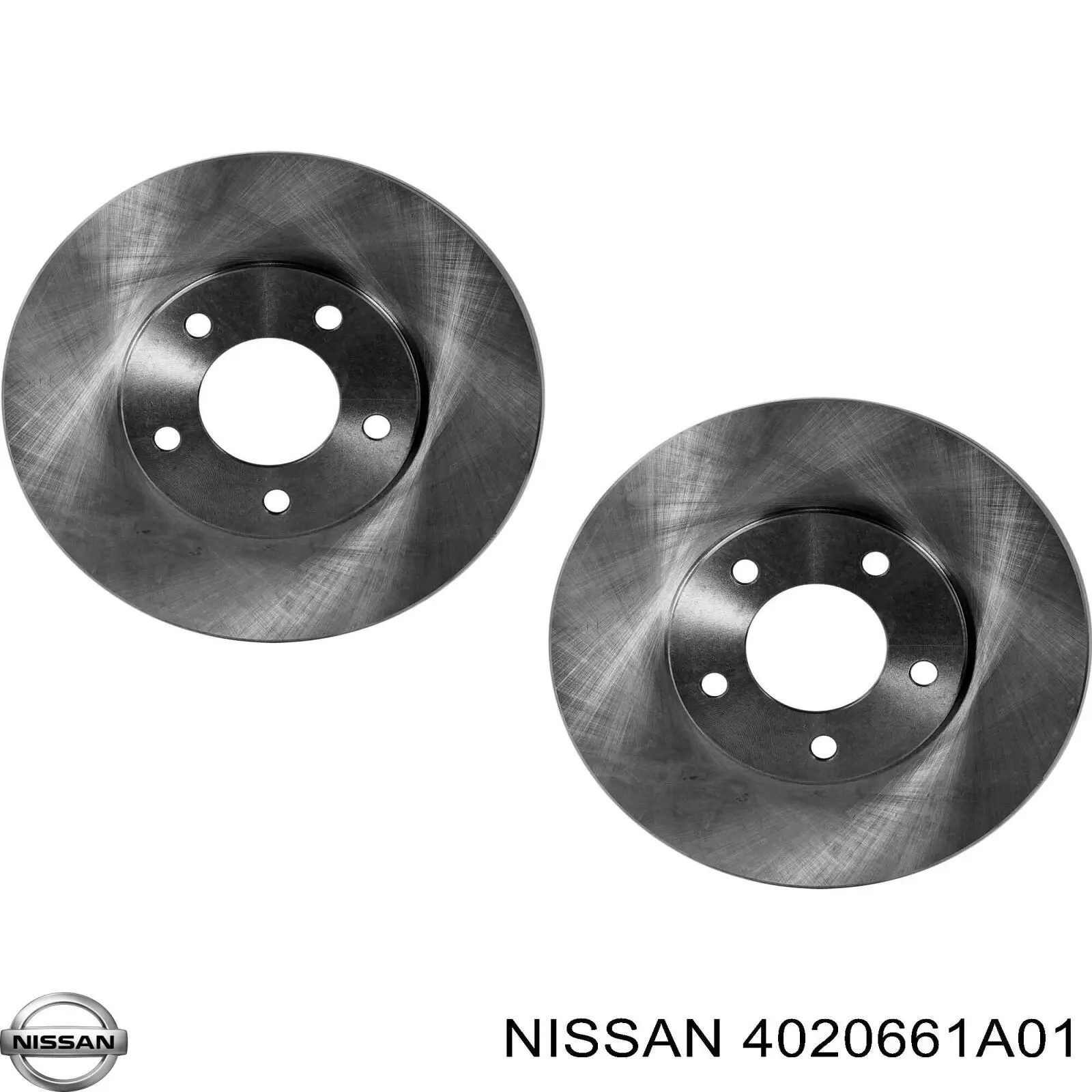4020661A01 Nissan диск тормозной передний