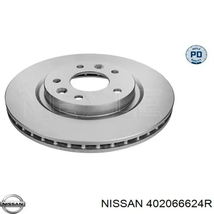 402066624R Nissan disco do freio dianteiro