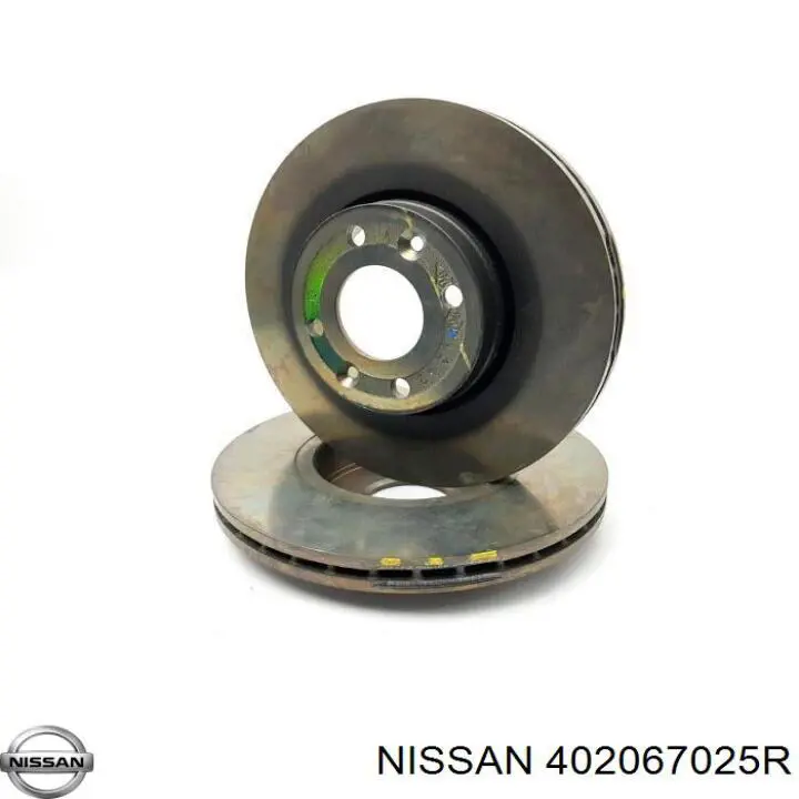 Передние тормозные диски 402067025R Nissan