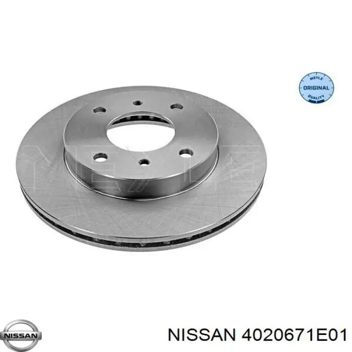 Передние тормозные диски 4020671E01 Nissan