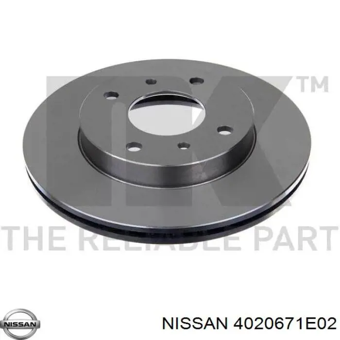 Тормоз дисковый передний Nissan/Infiniti 4020671E02 цена, от 27.87 USD