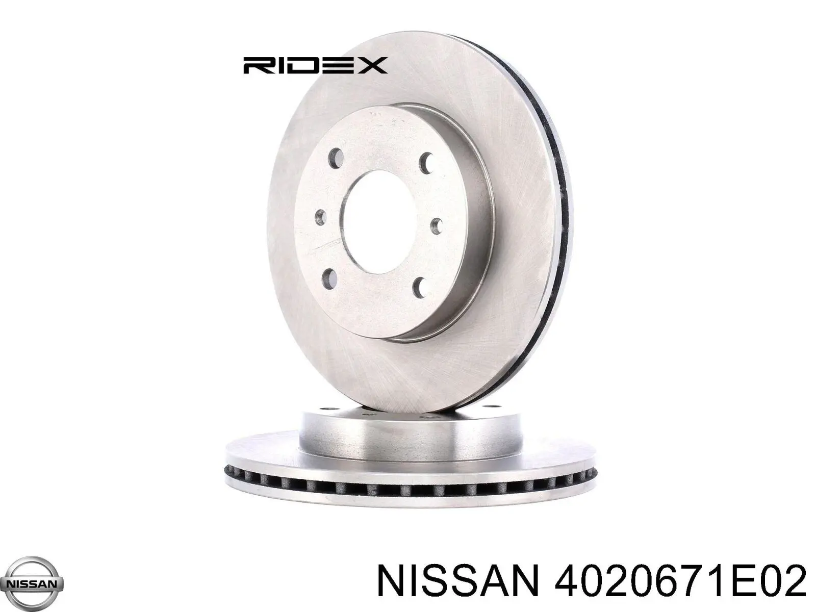 Передние тормозные диски 4020671E02 Nissan/Infiniti