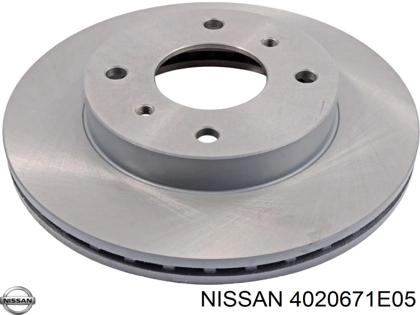 4020671E05 Nissan диск тормозной передний