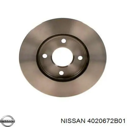 Передние тормозные диски 4020672B01 Nissan