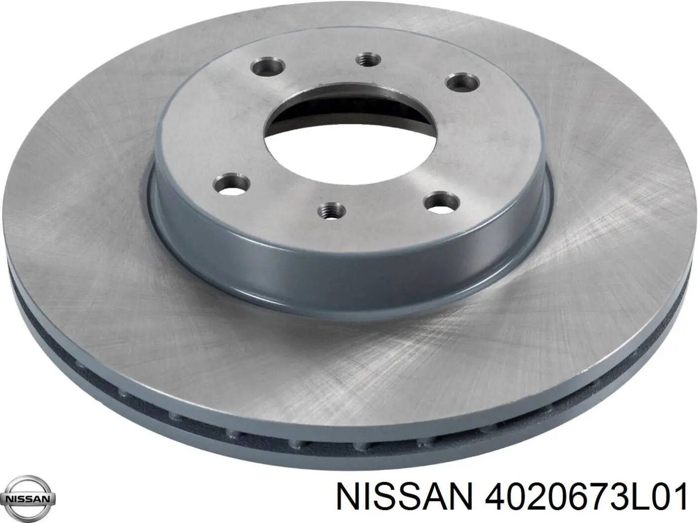 4020673L01 Nissan передние тормозные диски