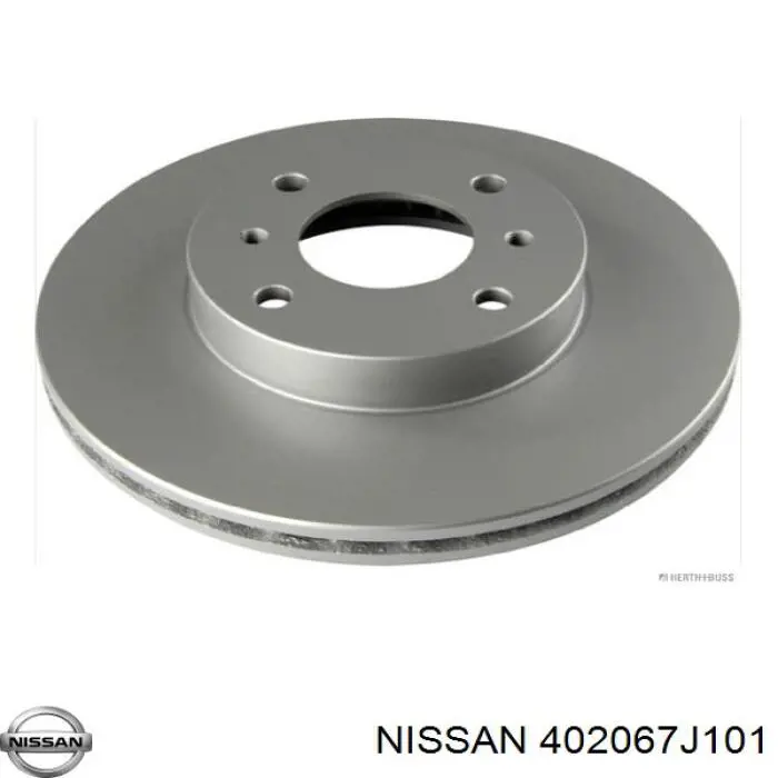 402067J101 Nissan диск тормозной передний