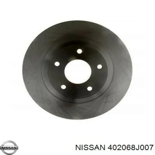 Передние тормозные диски 402068J007 Nissan