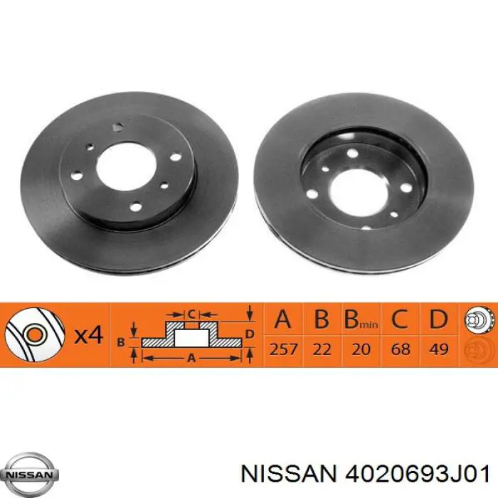 4020693J01 Nissan/Infiniti