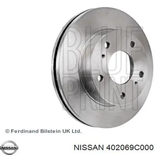 Передние тормозные диски 402069C000 Nissan