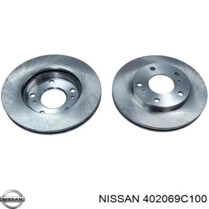 Передние тормозные диски 402069C100 Nissan