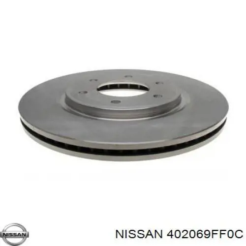 402069FF0C Nissan диск тормозной передний