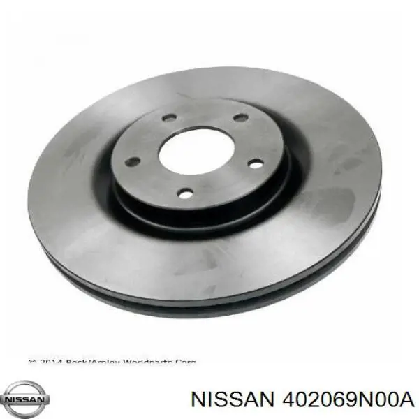 Передние тормозные диски 402069N00A Nissan