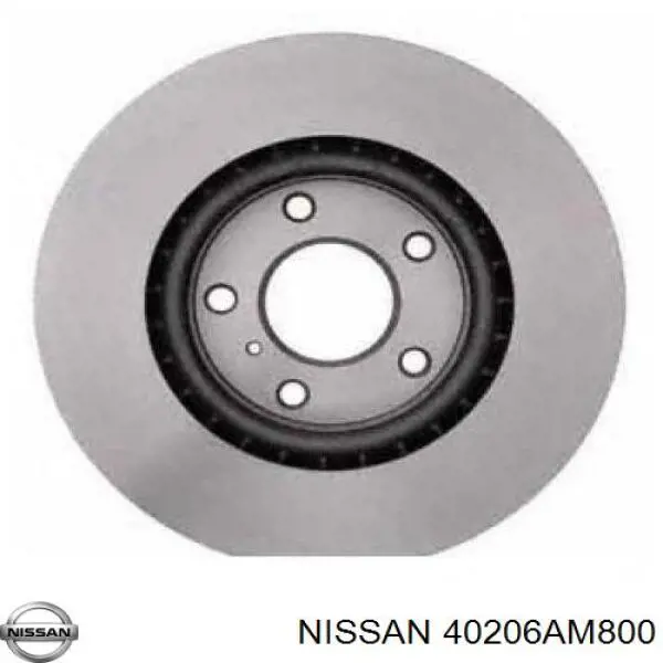 Передние тормозные диски 40206AM800 Nissan