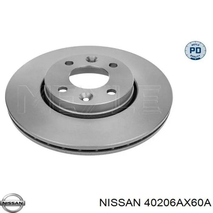 Тормоз дисковый передний Nissan/Infiniti 40206AX60A цена, от 33.23 USD
