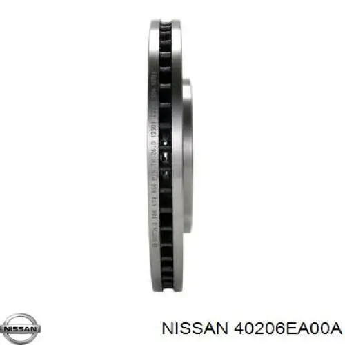 Передний тормозной диск Nissan/Infiniti 40206EA00A