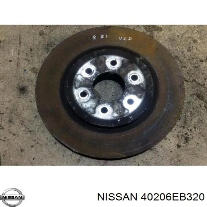 40206EB320 Nissan диск тормозной передний