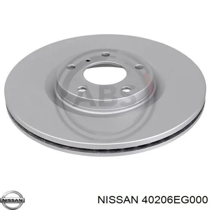 40206EG000 Nissan disco do freio dianteiro