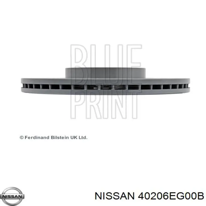 Передние тормозные диски 40206EG00B Nissan/Infiniti