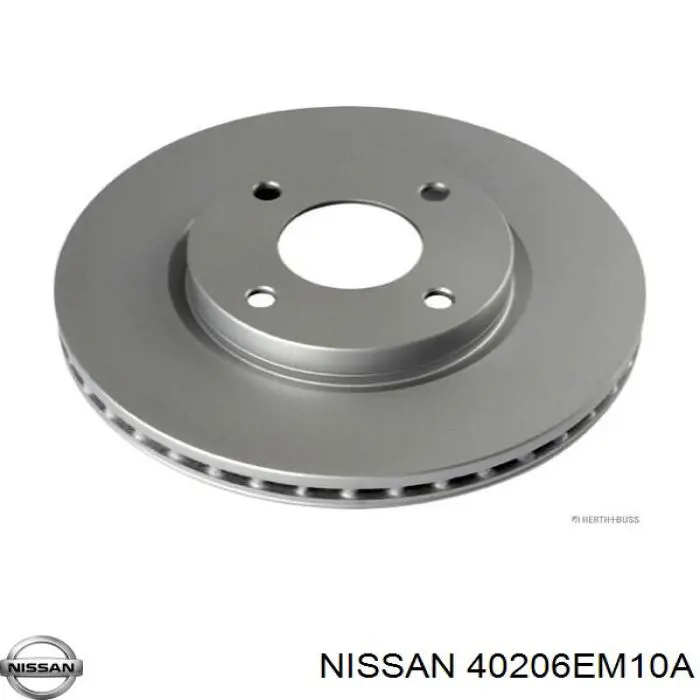 Диск тормозной передний Nissan 40206EM10A