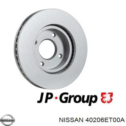 Передний тормозной диск Nissan/Infiniti 40206ET00A