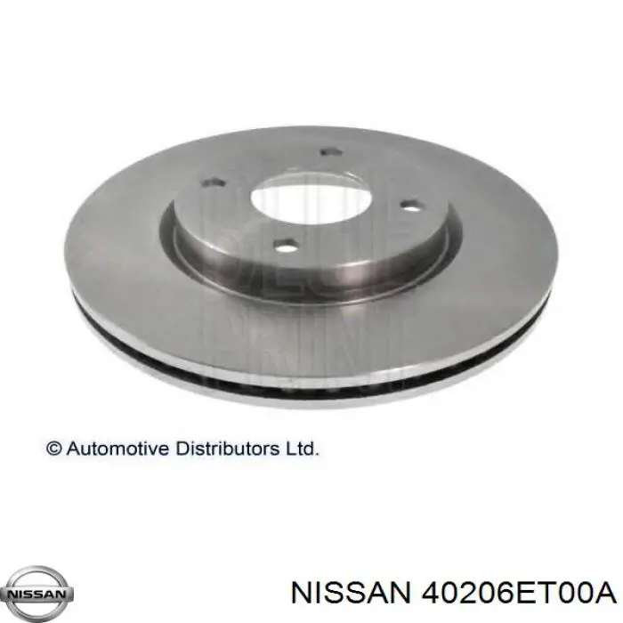 40206ET00A Nissan диск тормозной передний