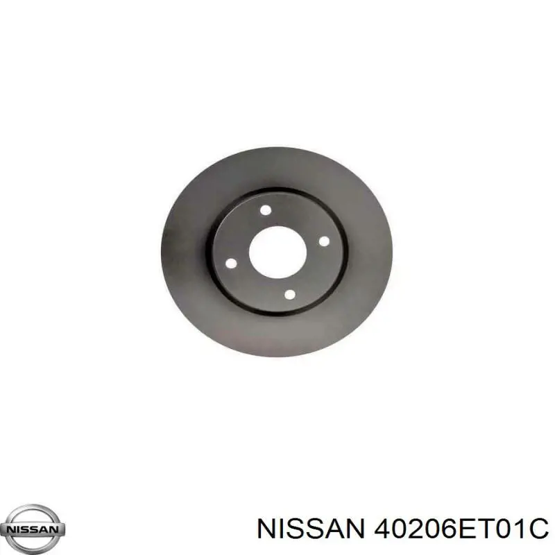 Передний тормозной диск Nissan/Infiniti 40206ET01C