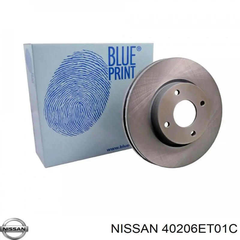 Передние тормозные диски 40206ET01C Nissan/Infiniti
