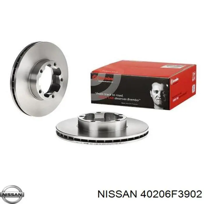 40206F3902 Nissan диск тормозной передний