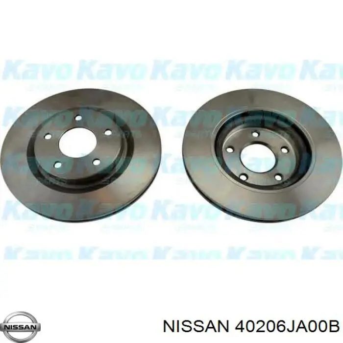 Передние тормозные диски 40206JA00B Nissan