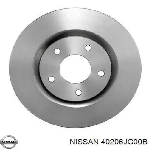 40206JG00B Nissan диск тормозной передний