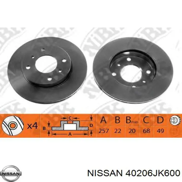 Тормоз дисковый передний Power Stop JBR1195 цена, от 76.31 USD