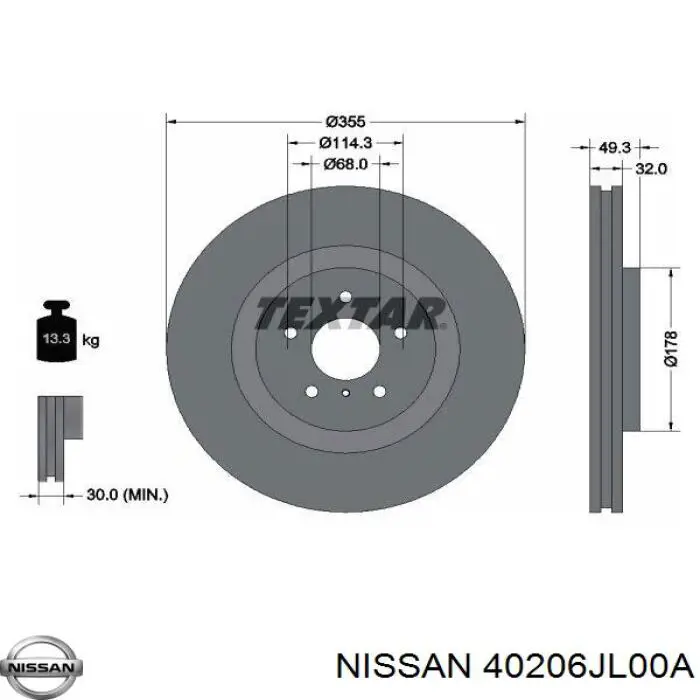 40206JL00A Nissan/Infiniti